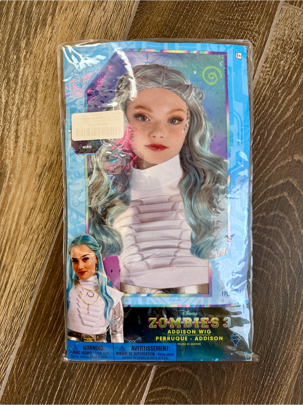 Disney Zombies 3 Girls’ Light-Up Addison Alien Costume and Wig Bundle—Medium - Picture 7 of 14